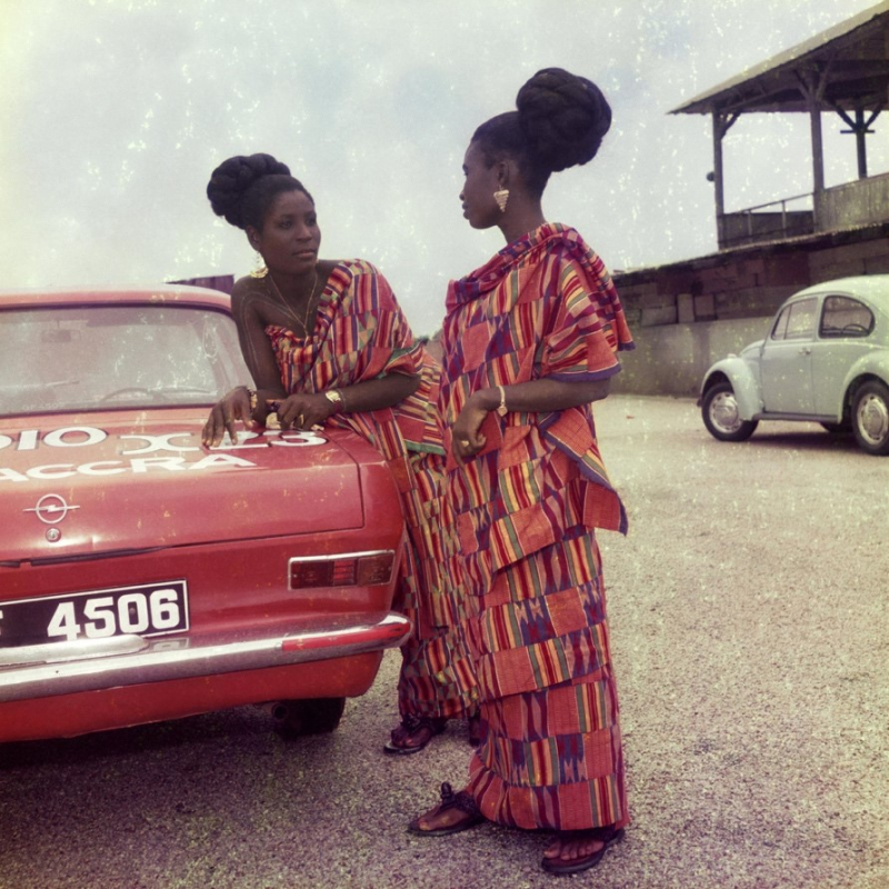 Figure 19. James Barnor, Untitled [Two friends dressed for a church ceremony], around 1972