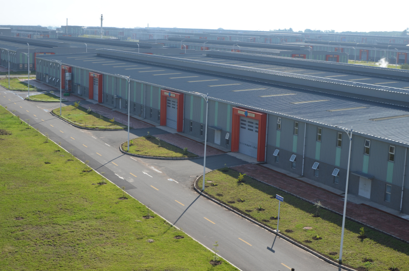 Image 1. Hawassa, vue du parc industriel, 2017