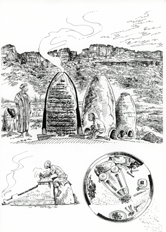 Figure 30. Réduction de fer dans le Mandé au xixe siècle (2004)